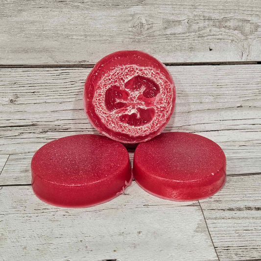 'Rouge' Loofah Soap Bar