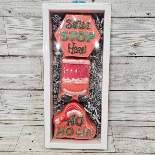 Santa Bath Bomb Gift Set