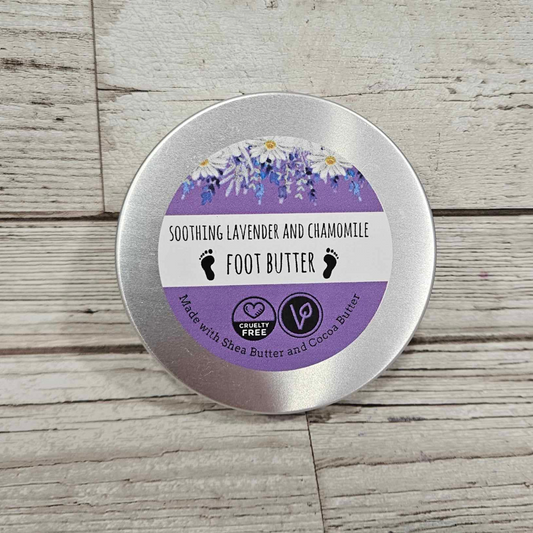 Soothing Lavender and Chamomile Foot Butter