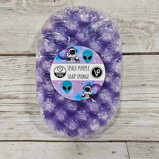 'Space Purple' Exfoliating Soap Sponge