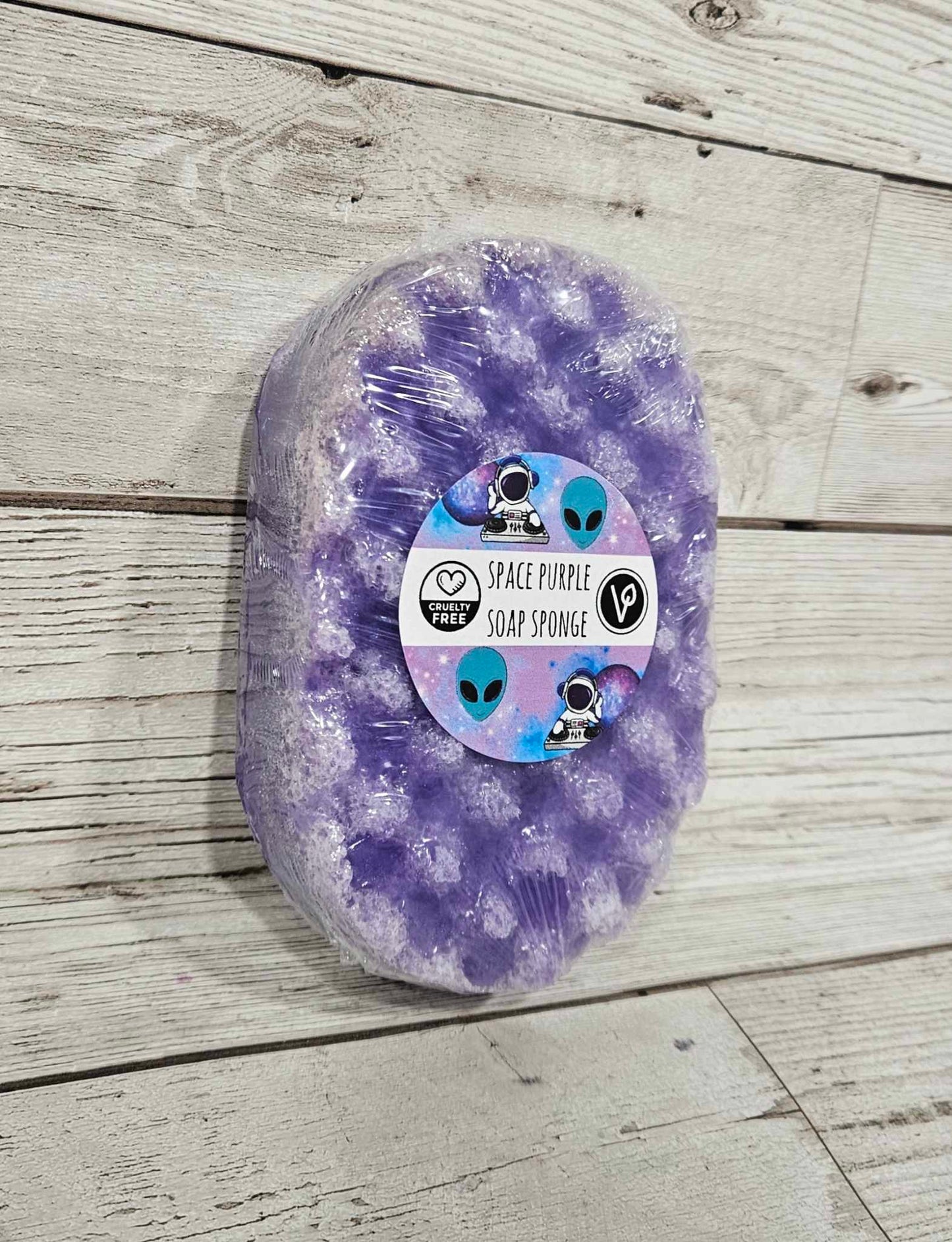 'Space Purple' Exfoliating Soap Sponge