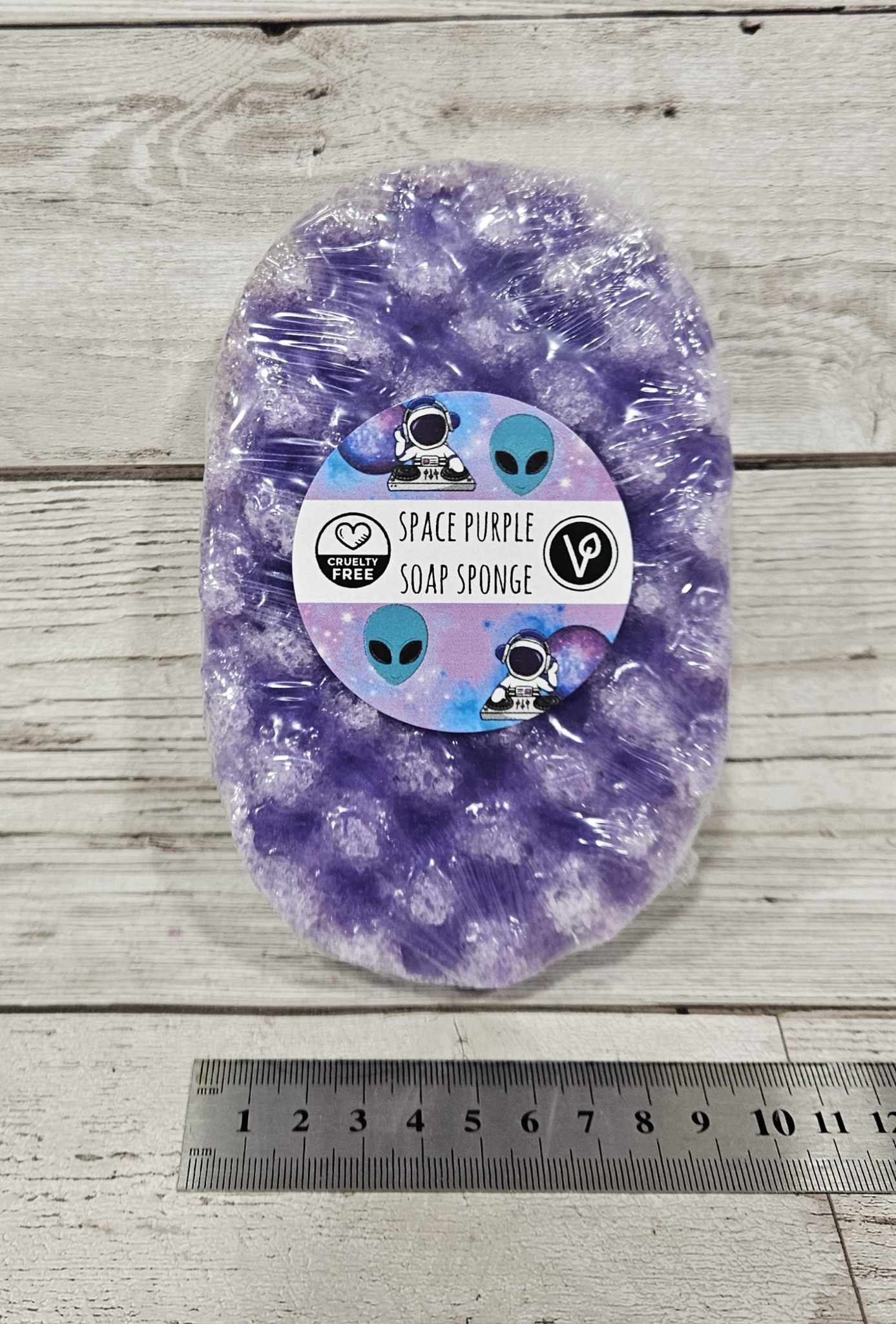 'Space Purple' Exfoliating Soap Sponge