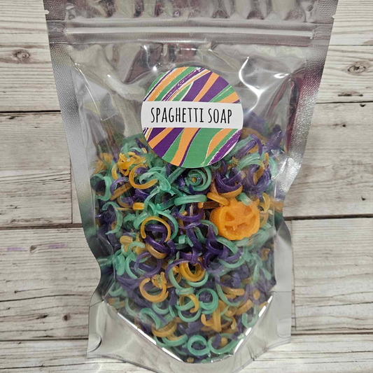 Spooky Halloween Spaghetti Soap