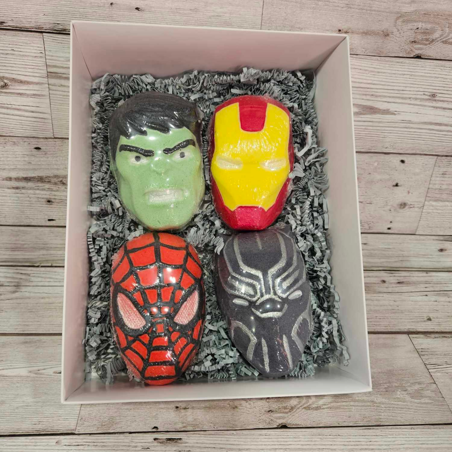 'Superheroes' Set of 4 Bath Bomb Gift Set