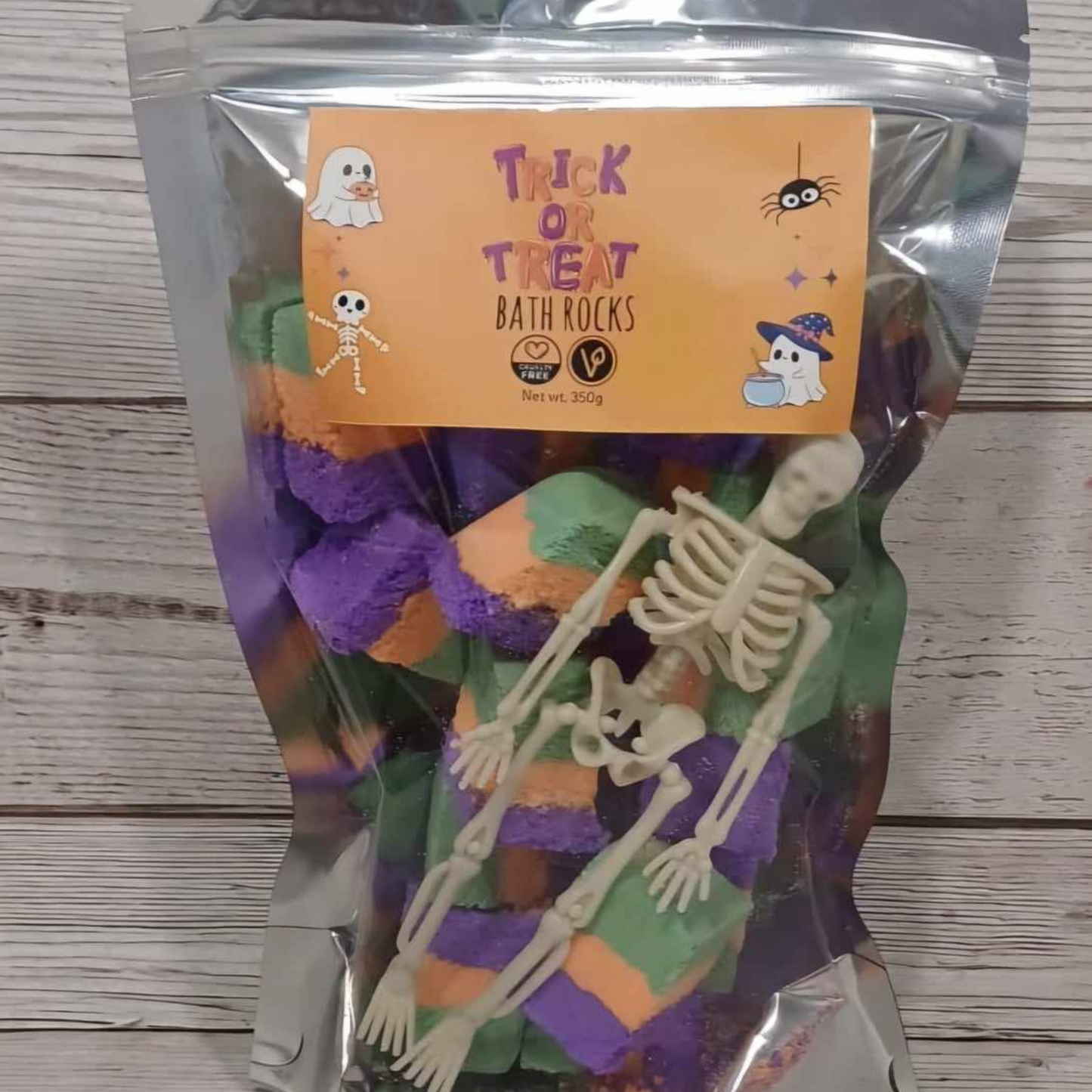 Trick or Treat Halloween Bath Rocks