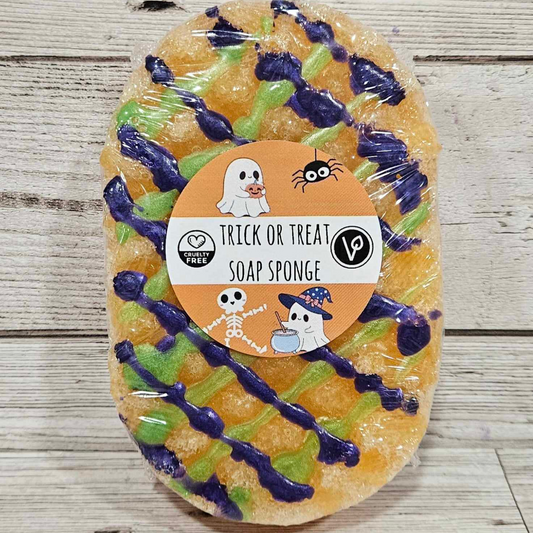 Trick or Treat Halloween Soap Sponge