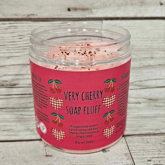 'Very Cherry' Whipped Soap Fluff