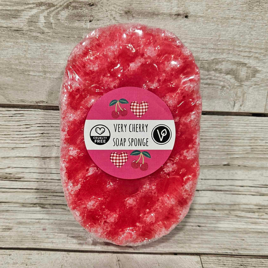 'Very Cherry' Exfoliating Soap Sponge