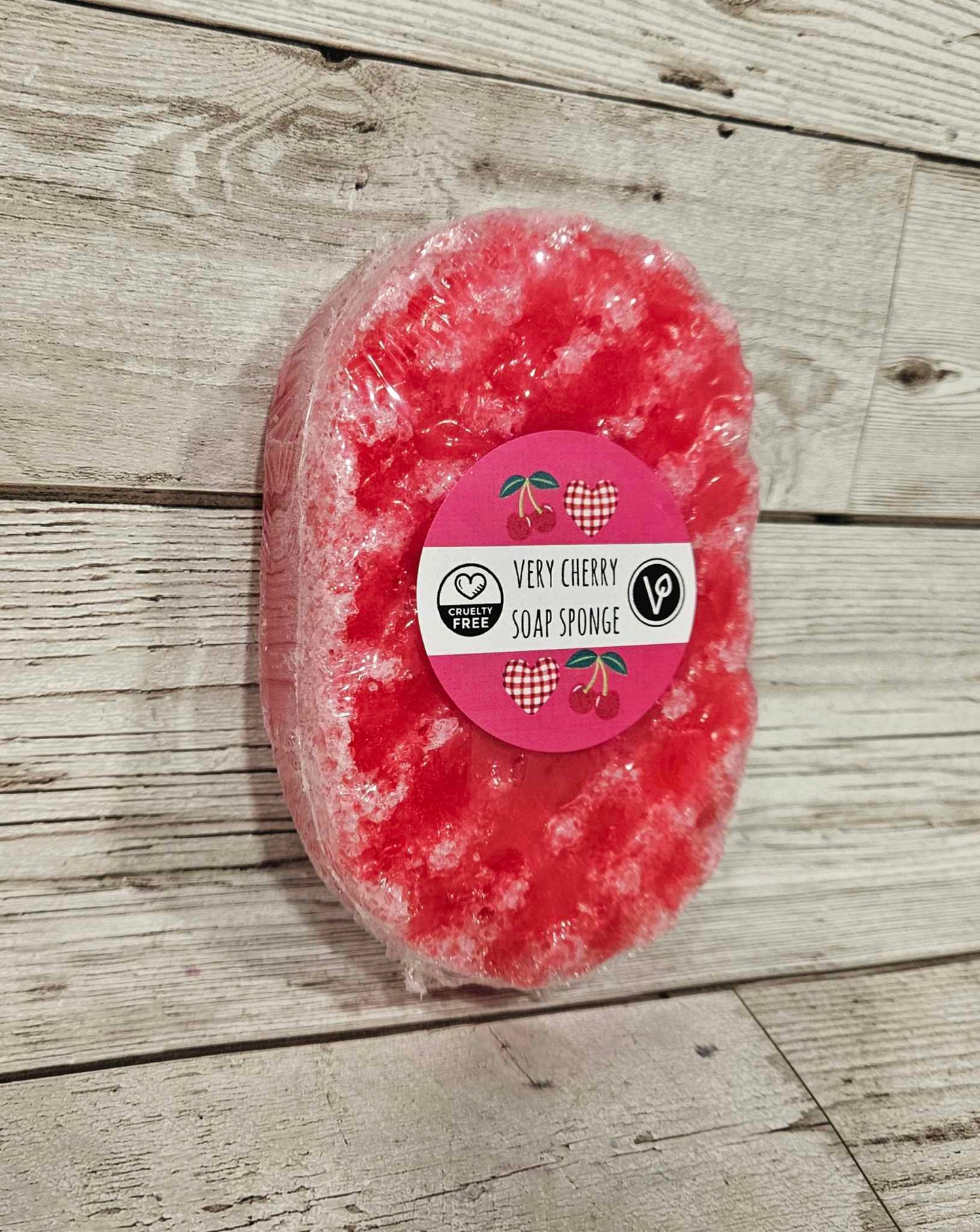 'Very Cherry' Exfoliating Soap Sponge