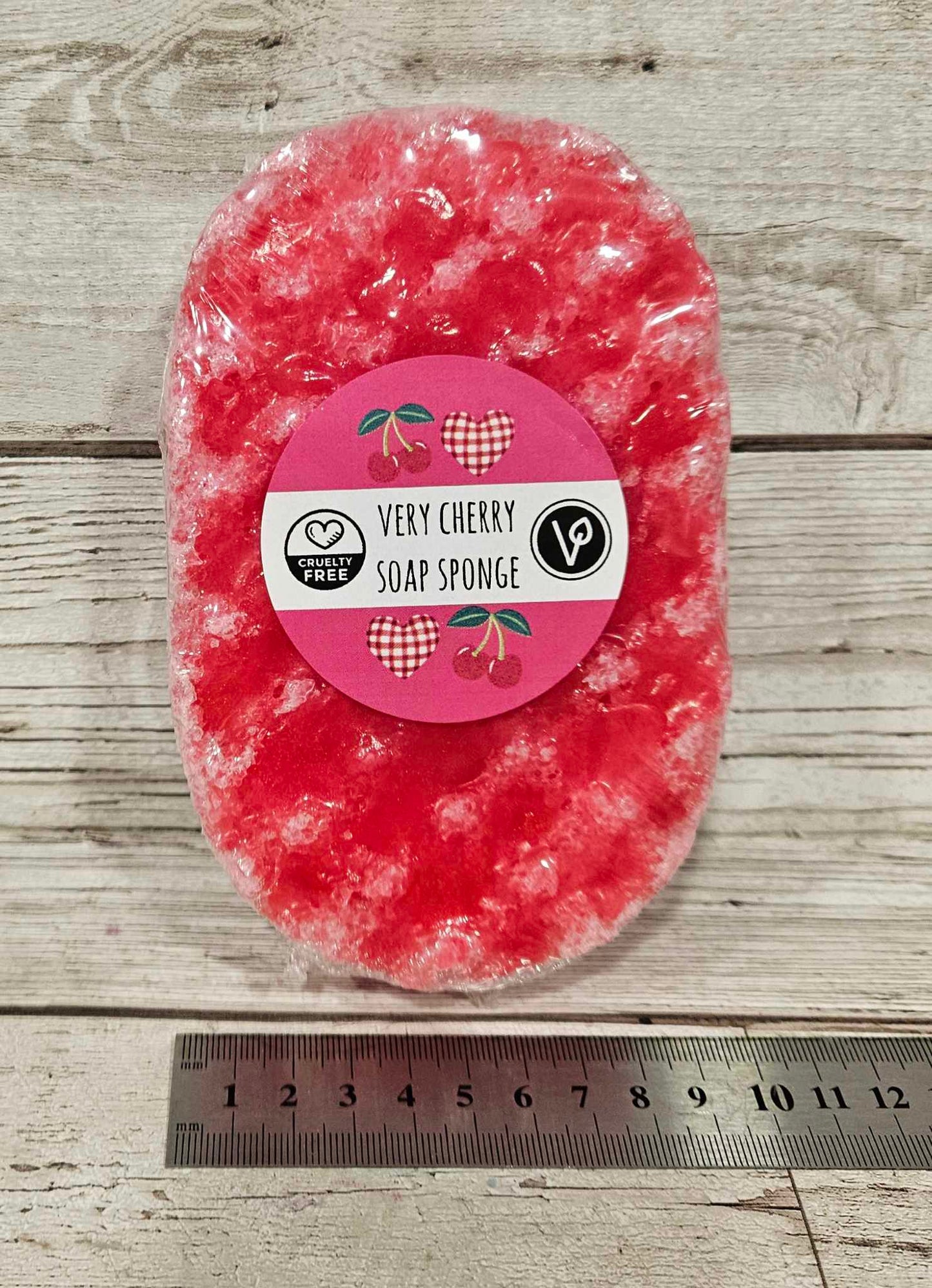 'Very Cherry' Exfoliating Soap Sponge