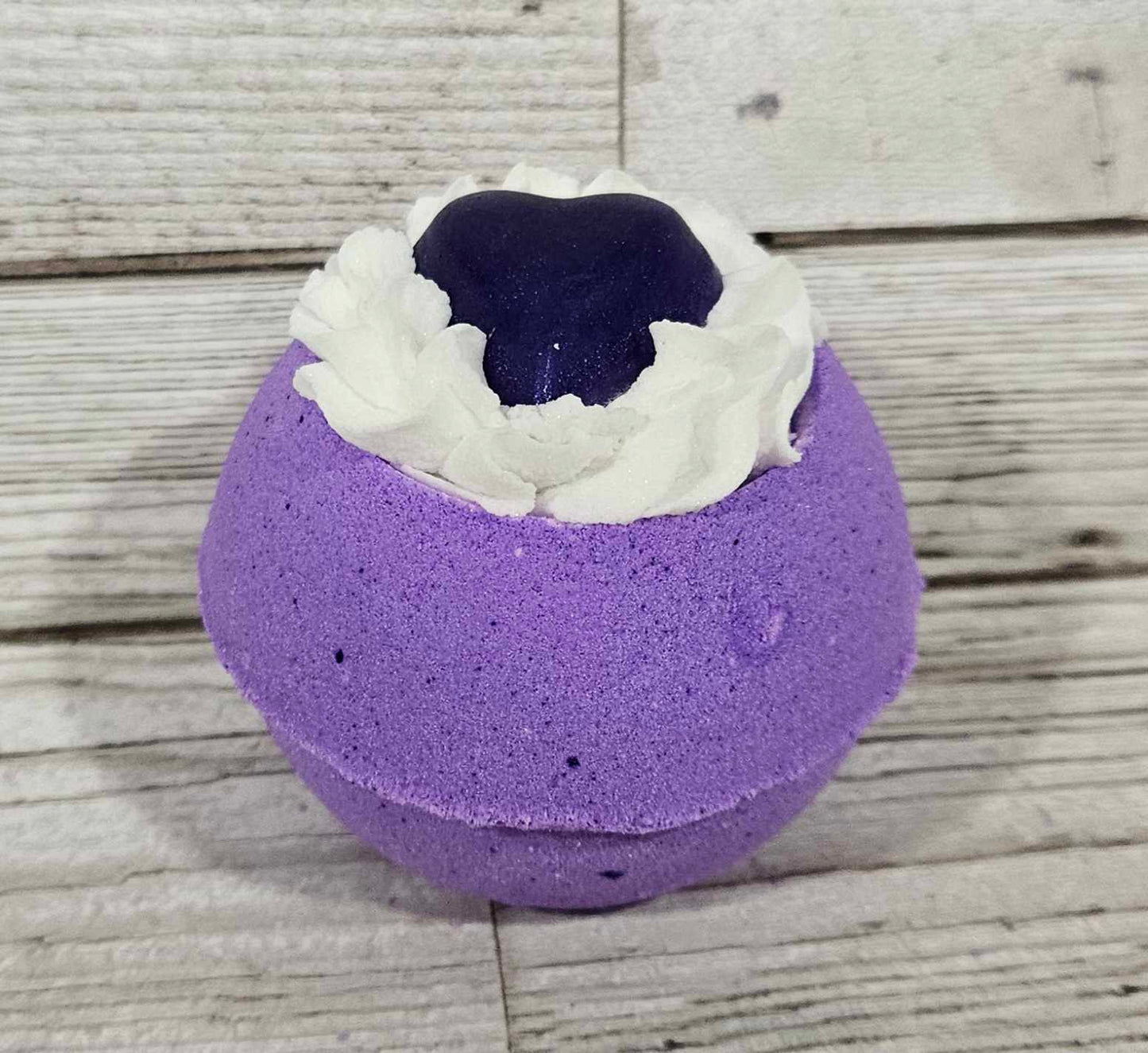 'Violet Sparkle' Whipped Top Bath Bomb