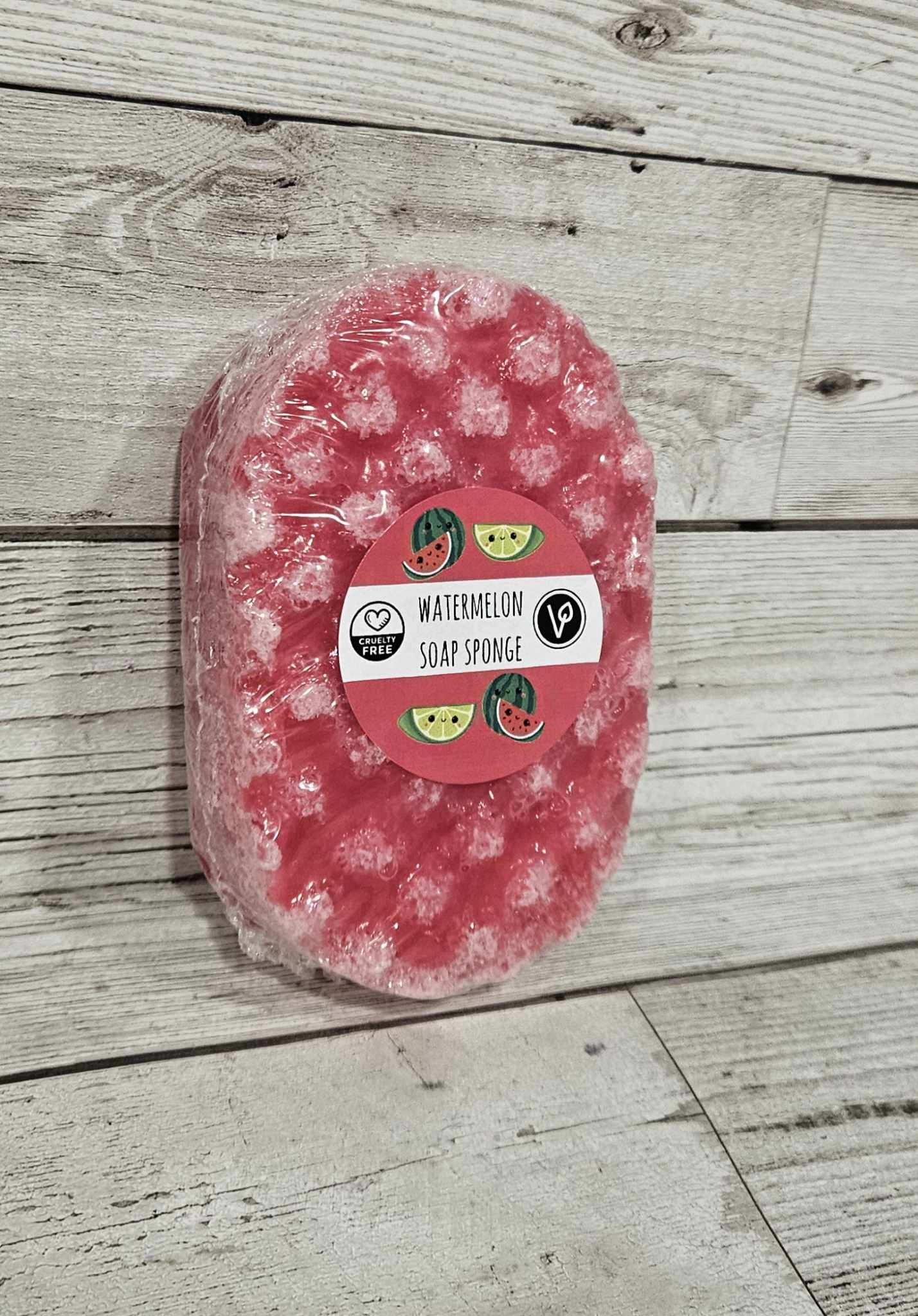 'Watermelon' Exfoliating Soap Sponge