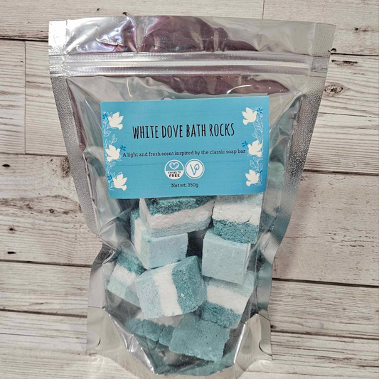 'White Dove' Bath Rocks