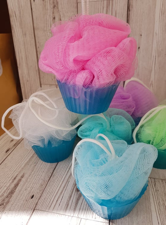 'Bubblegum' Shower Scrubbie (Assorted Colours)