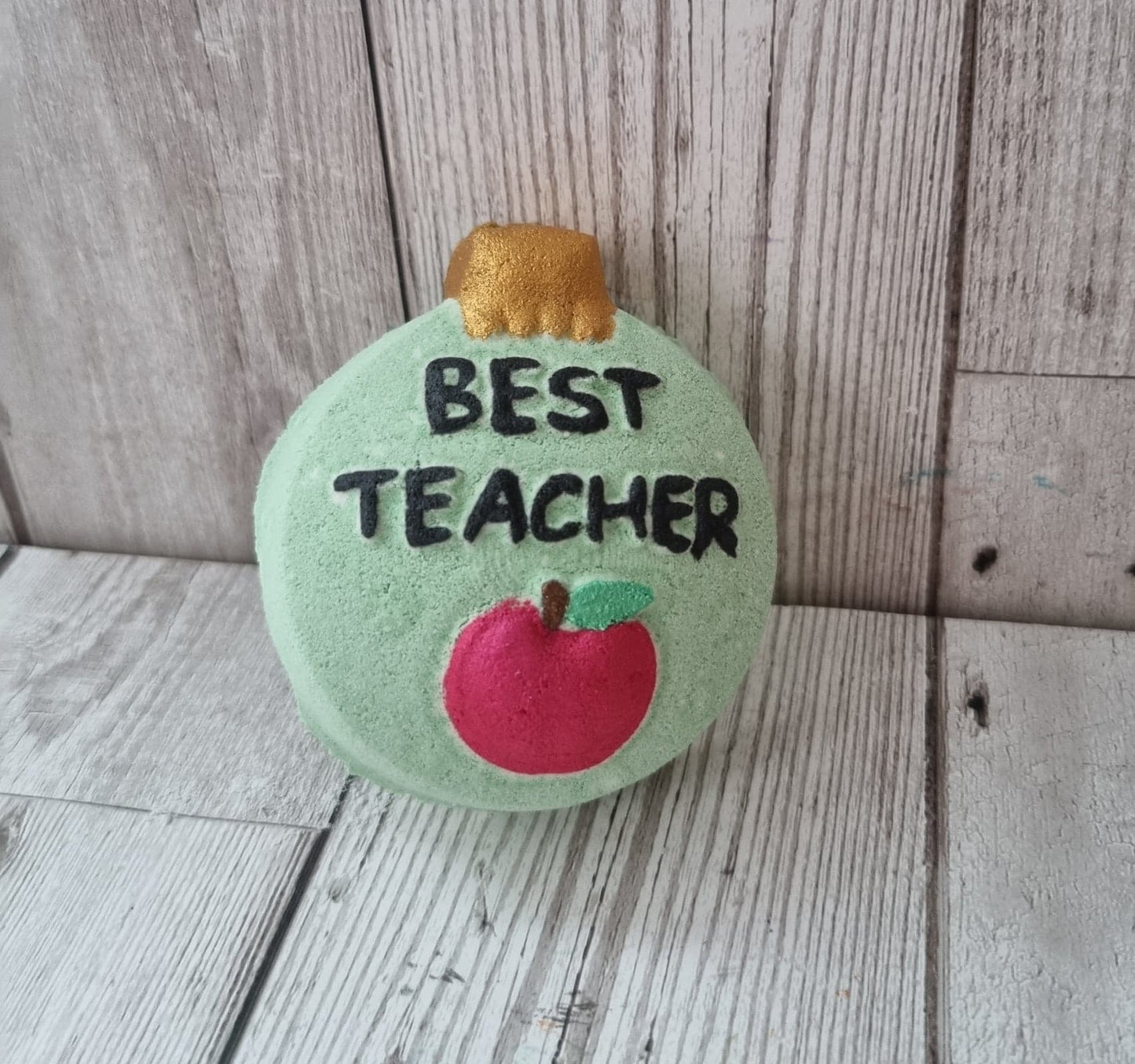 'Best Teacher Christmas Bauble' Bath Bomb