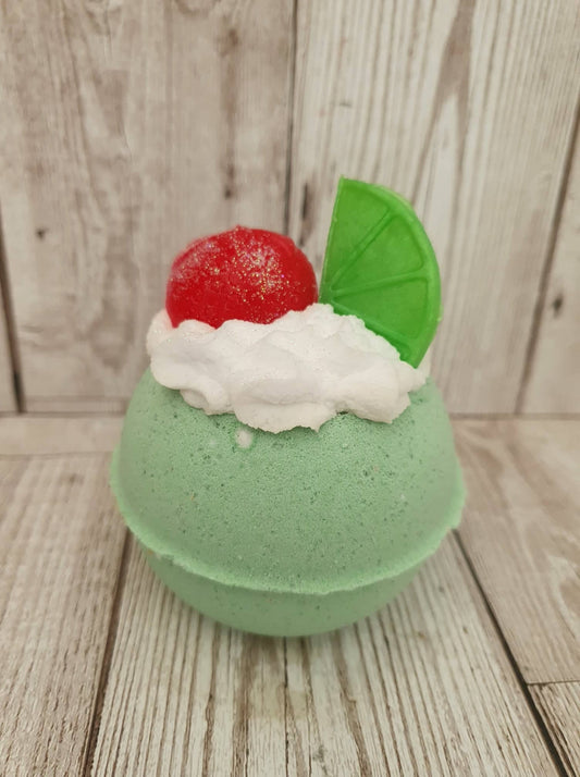 'Strawberry and Lime' Whipped Top Bath Bomb