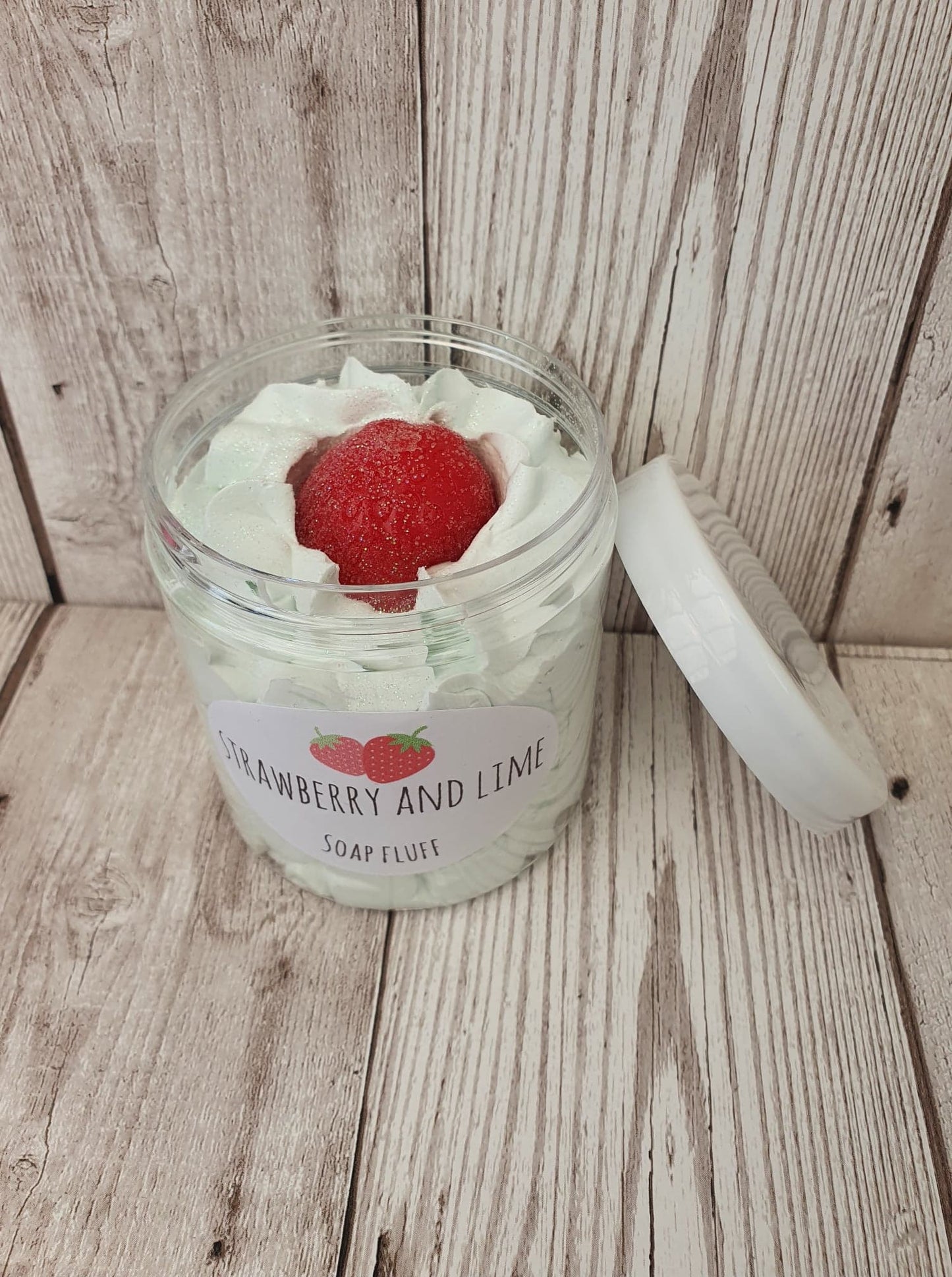 'Strawberry and Lime' Soap Fluff