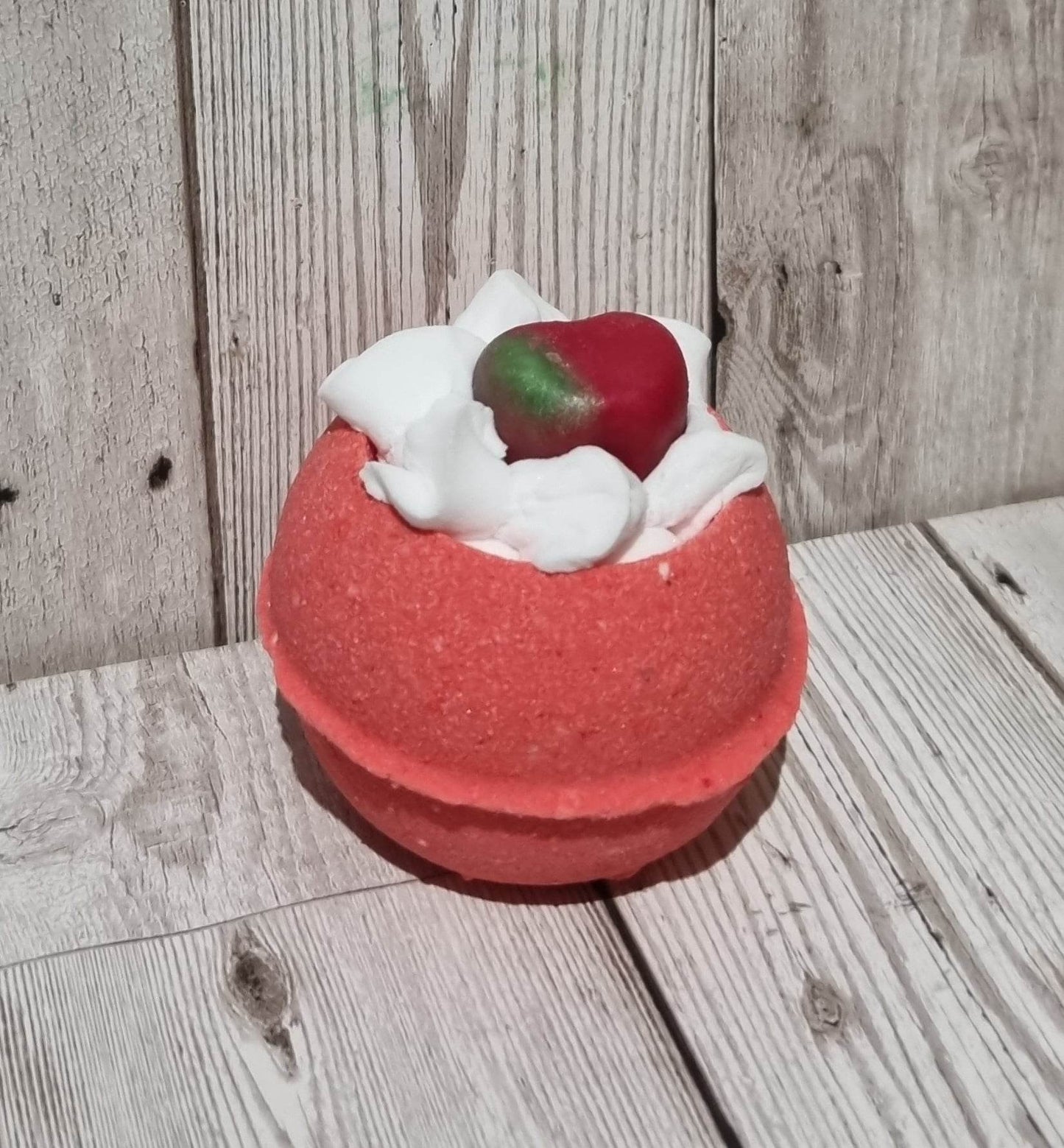 'Toffee Apple' Whipped Top Bath Bomb