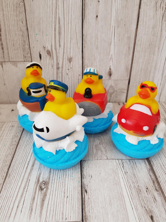 'Transport Ducky' Bath Ring (Assorted)