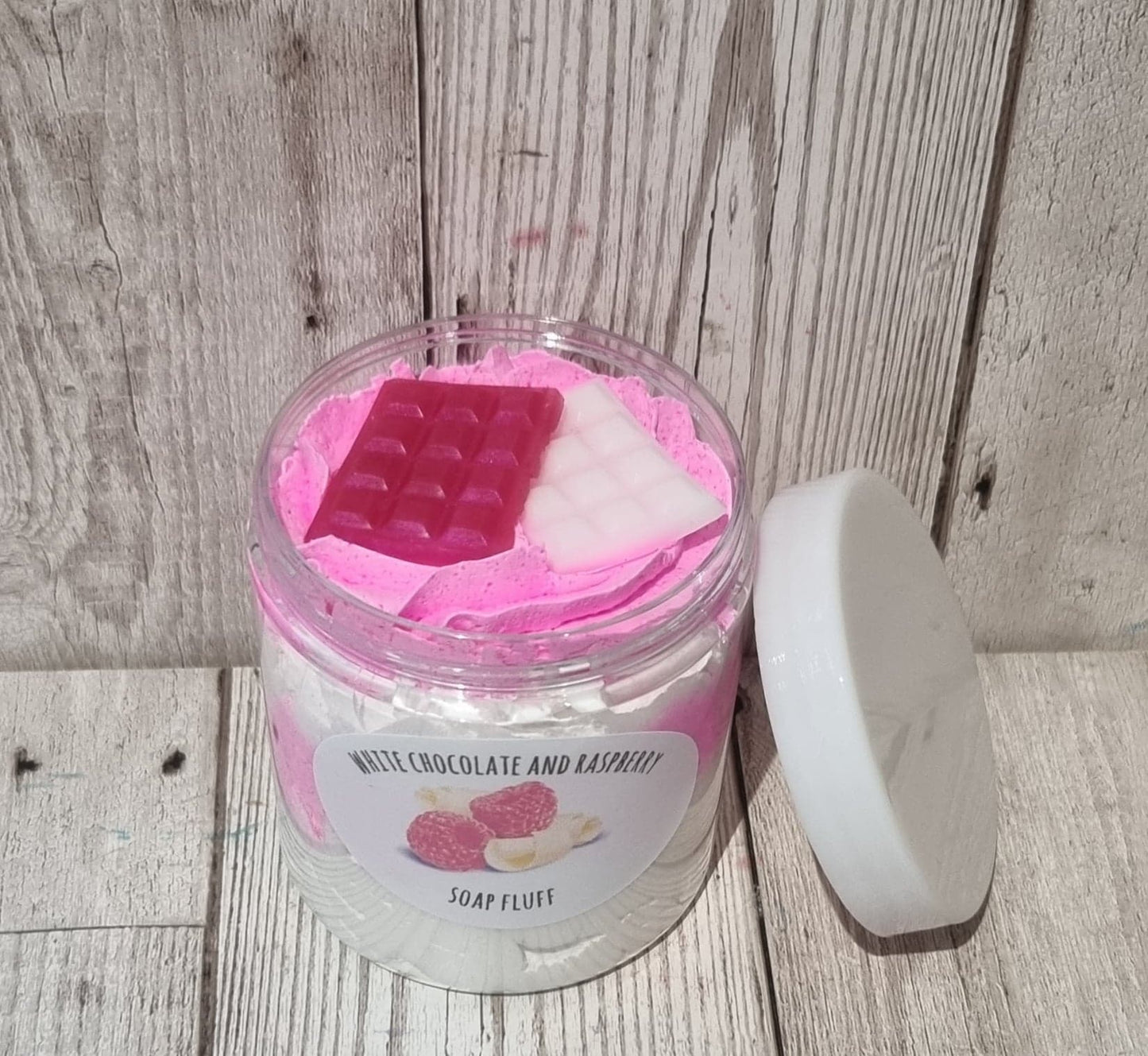 'White Chocolate and Raspberry' Soap Fluff