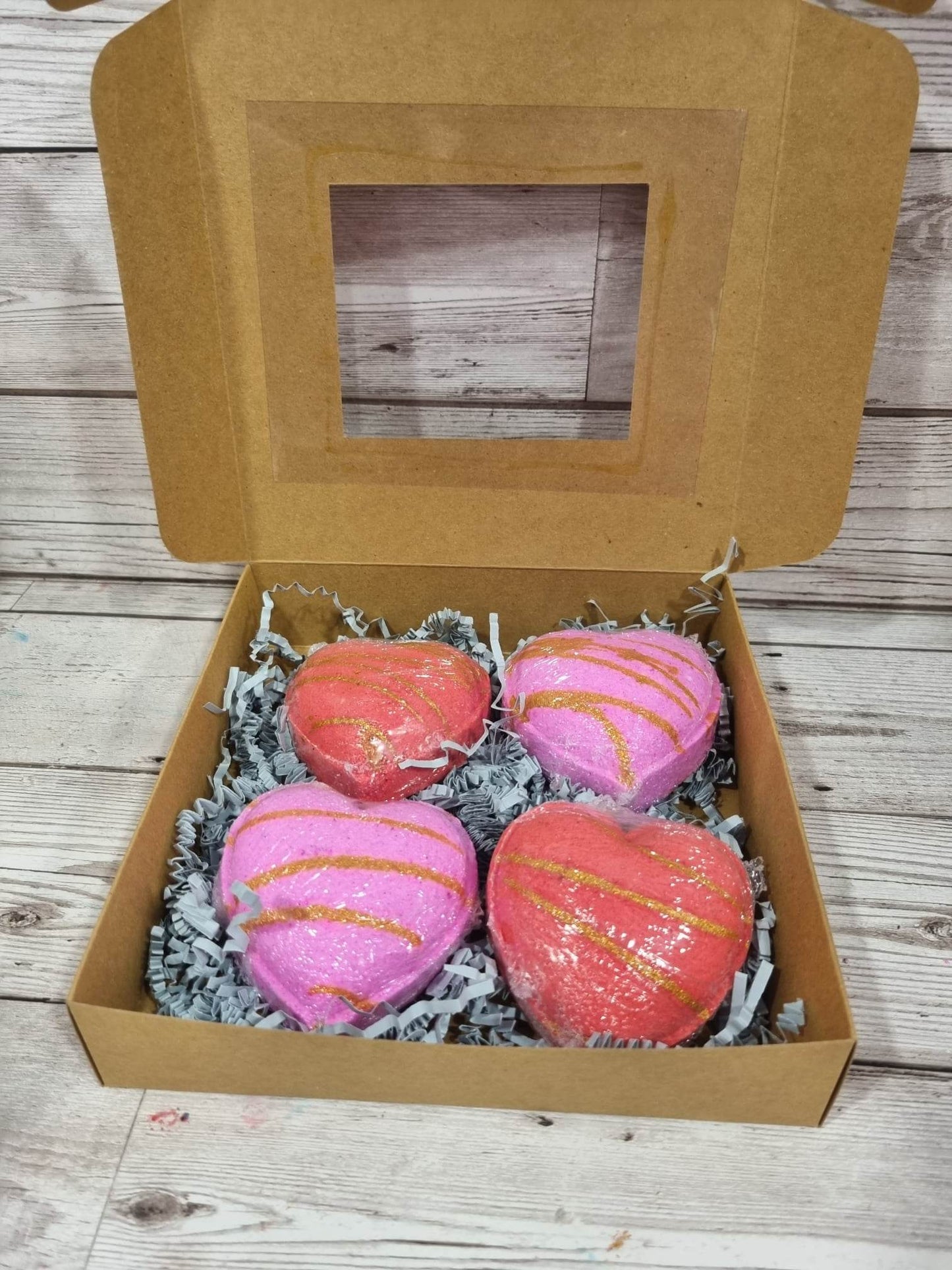 'With Love' Set of 4 Bath Bombs